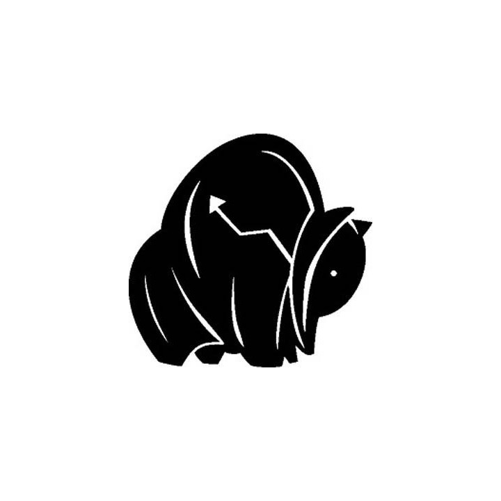 Bison Decal Sticker V27 - DecalsHouse
