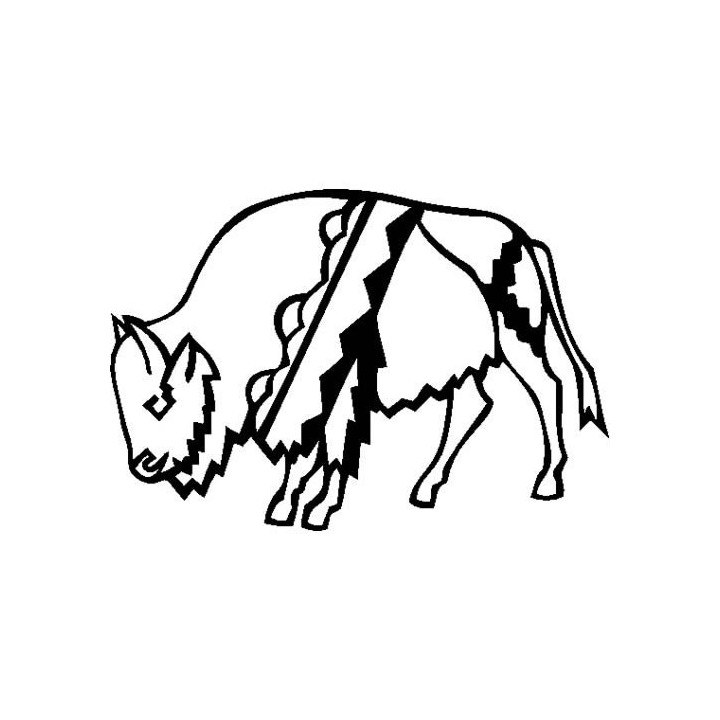 Bison Decal Sticker V41 - DecalsHouse