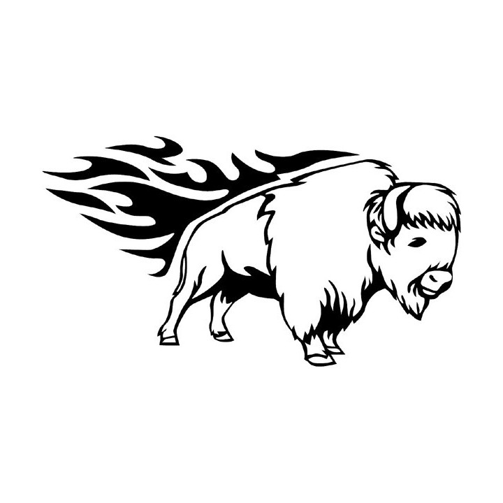 Buffalo Vinyl Decal Sticker V34 - DecalsHouse