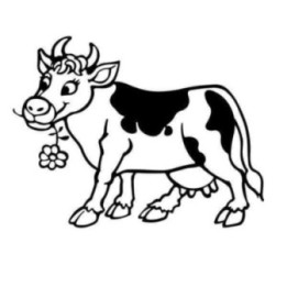 Cute Cow Stickers – Farm Animal Cattle Decals (2-Pack)