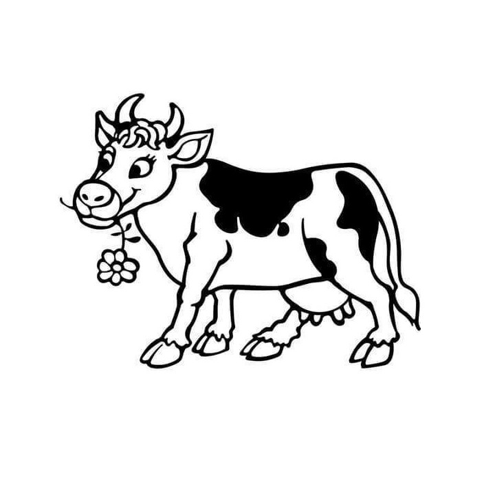 Cute Cow Stickers – Farm Animal Cattle Decals (2-Pack)