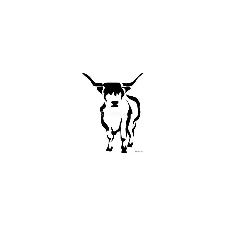 Highland Cattle Stickers – Longhorn Bull Decals (2-Pack)