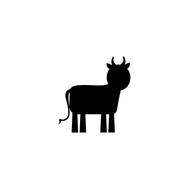 Cattle Stickers – Cow Bull Farm Animal Decals (2-Pack)