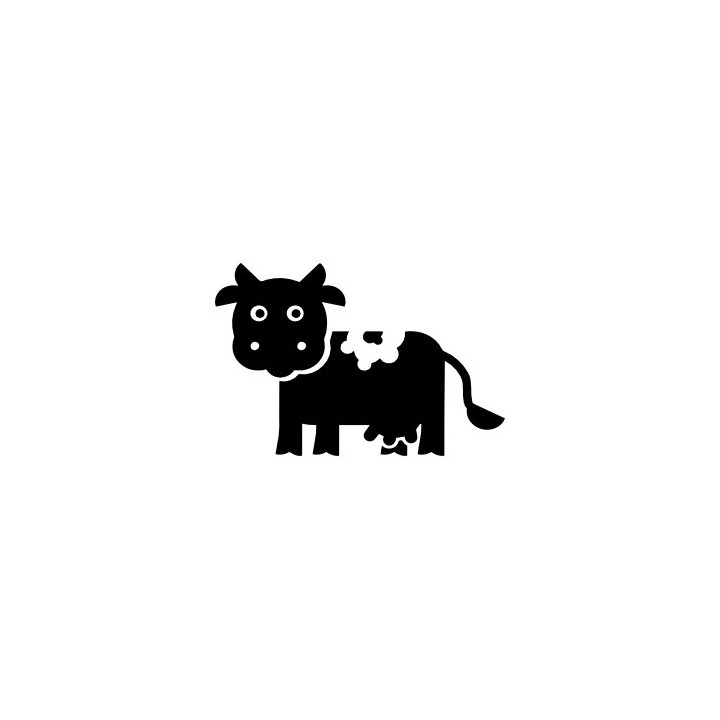 Cow Stickers – Farm Animal Cattle Decals (2-Pack)
