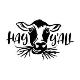 Hay Y'All Cow Stickers – Farm Animal Decals (2-Pack)