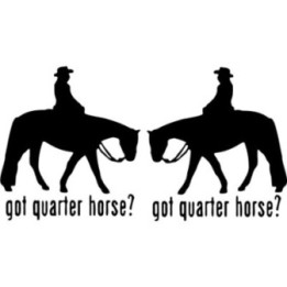 Got Quarter Horse Stickers – Western Riding Decals (2-Pack)