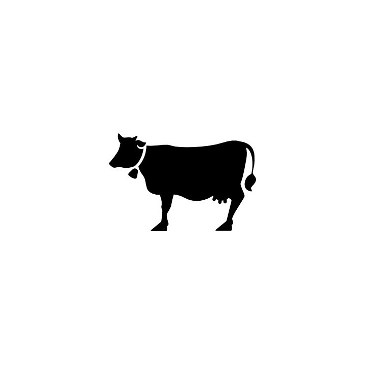 Cow Stickers – Cattle Silhouette Farm Decals (2-Pack)