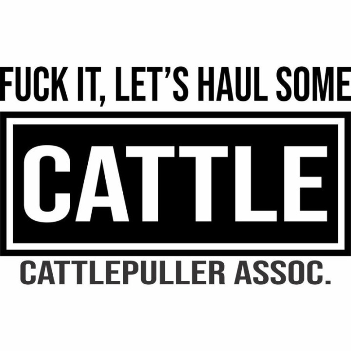 Haul Some Cattle Stickers – Cattlepuller Assoc. Decals (2-Pack)
