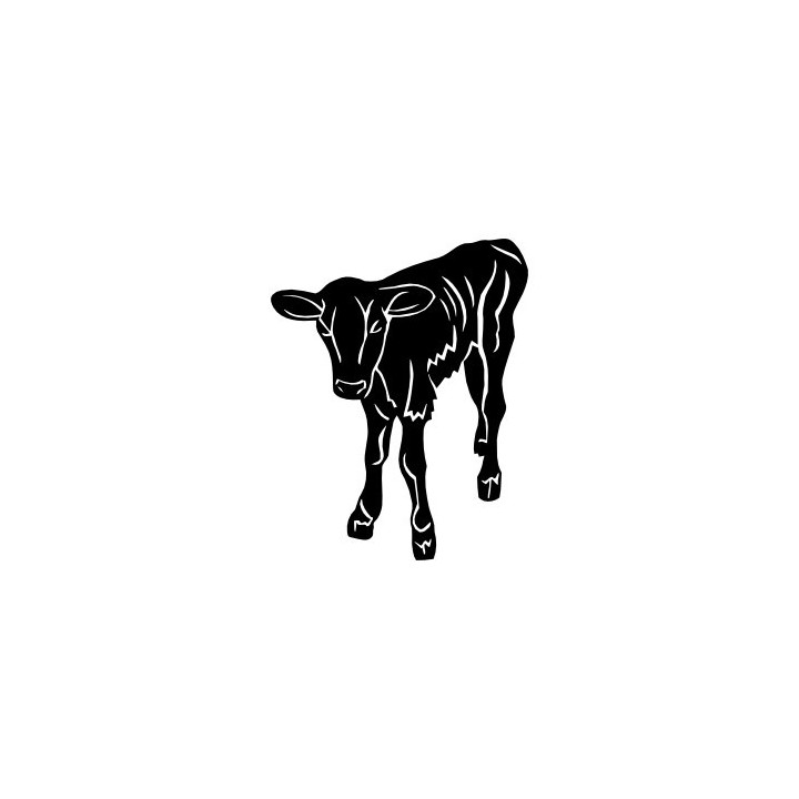 Calf Stickers – Baby Cow Farm Animal Decals (2-Pack)