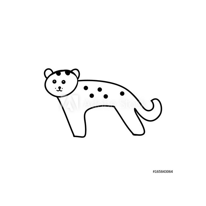 Cheetah Vinyl Decal Sticker V18 - DecalsHouse