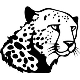 Cheetah Vinyl Decal Sticker V2 - DecalsHouse