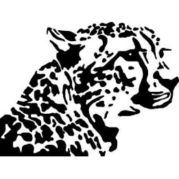 Cheetah Vinyl Decal Sticker V20 - DecalsHouse