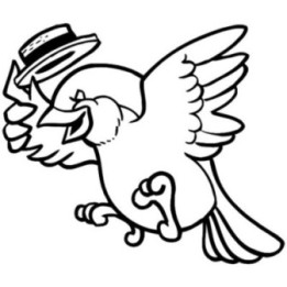 Chicken Stickers – Funny Hen Boater Hat Decals (2-Pack)