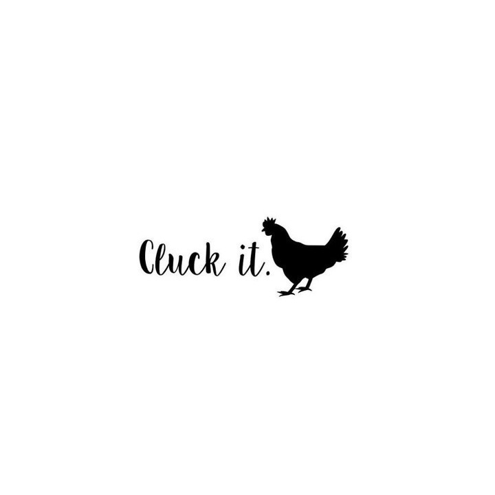 Cluck It Chicken Stickers – Funny Hen Decals (2-Pack)