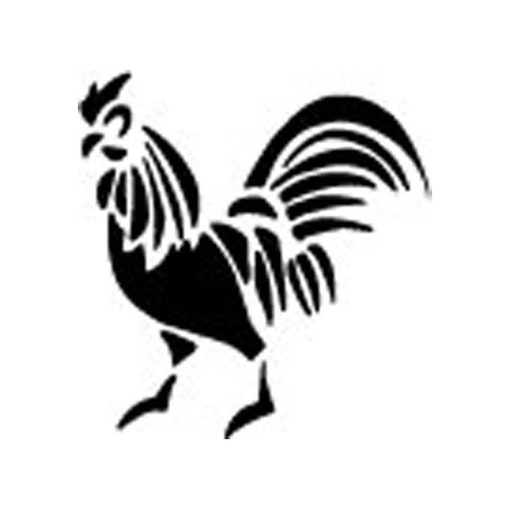 Rooster Cockerel Stickers – Farm Chicken Decals (2-Pack)