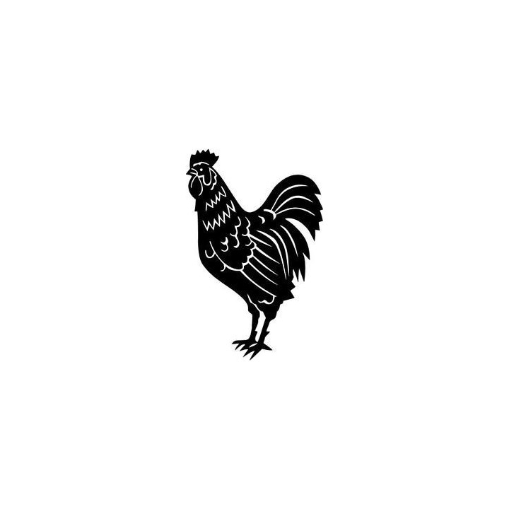Chicken Rooster Stickers – Farm Cockerel Decals (2-Pack)