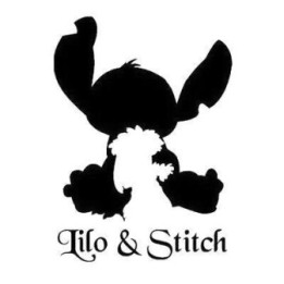 Lilo & Stitch Stickers – Stitch Silhouette Decals (2-Pack)
