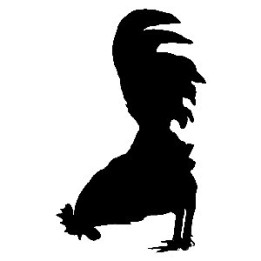 Rooster Silhouette Stickers – Cockerel Decals (2-Pack)