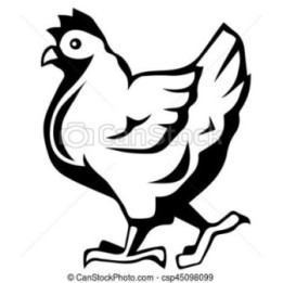 Chicken Stickers – Hen & Poultry Farm Decals (2-Pack)