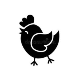 Chicken Stickers – Hen Rooster Silhouette Decals (2-Pack)