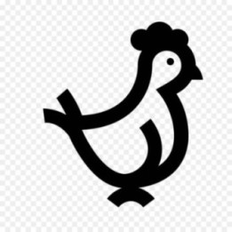 Chicken Stickers – Hen Silhouette Farm Decals (2-Pack)