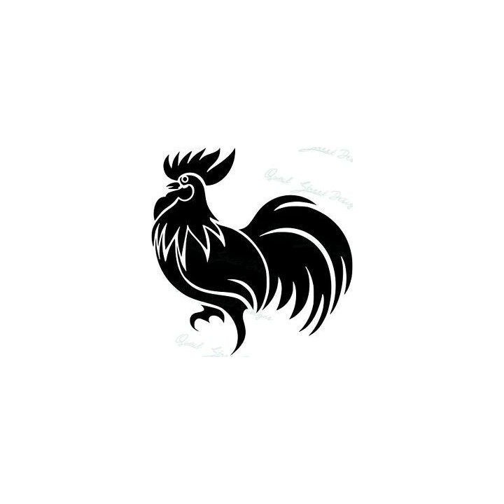 Rooster Stickers – Cockerel Chicken Decals (2-Pack)