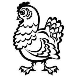 Chicken Stickers – Hen Farm Vinyl Decals (2-Pack)