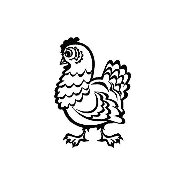 Chicken Stickers – Hen Farm Vinyl Decals (2-Pack)