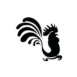 Rooster Chicken Stickers – Cockerel Decals (2-Pack)