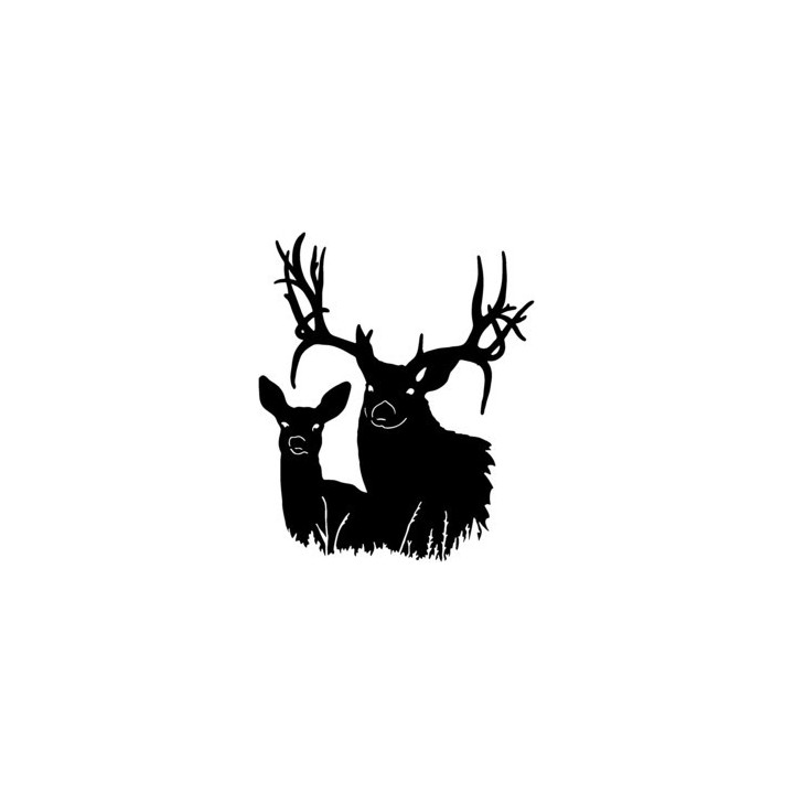Buck Deer Vinyl Decal Sticker V19 - DecalsHouse