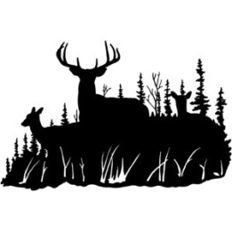 Buck Deer Vinyl Decal Sticker V29 - DecalsHouse