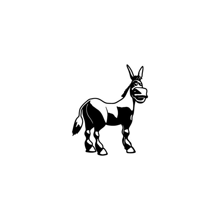 Donkey Stickers – Farm Animal Decals (2-Pack)