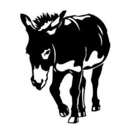 Donkey Stickers – Farm Animal Donkey Decals (2-Pack)