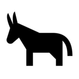 Donkey Stickers – Farm Animal Silhouette Decals (2-Pack)