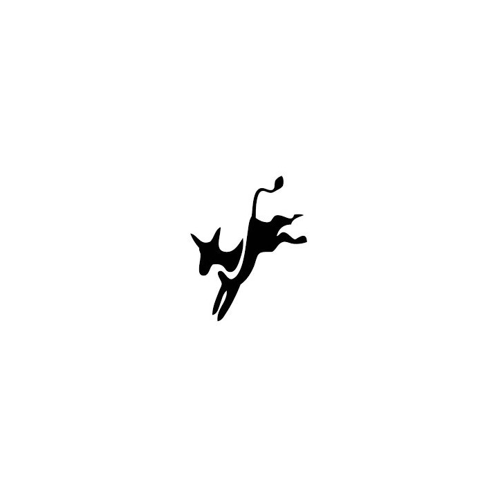 Donkey Stickers – Kicking Silhouette Farm Decals (2-Pack)