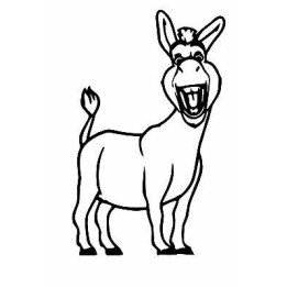 Donkey Stickers – Laughing Farm Animal Decals (2-Pack)