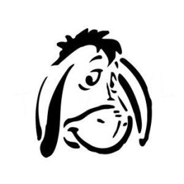 Donkey Face Stickers – Farm Animal Decals (2-Pack)