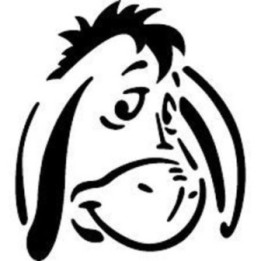 Donkey Face Stickers – Animal Vinyl Decals (2-Pack)