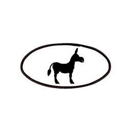 Donkey Stickers – Farm Animal Silhouette Decals (2-Pack)
