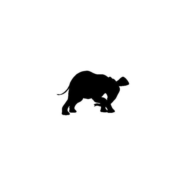 Elephant Vinyl Decal Sticker V10 - DecalsHouse