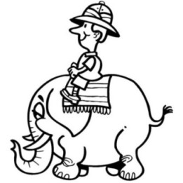 Elephant Vinyl Decal Sticker V100 - DecalsHouse