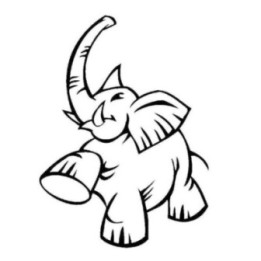 Elephant Vinyl Decal Sticker V101 - DecalsHouse