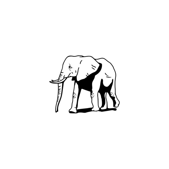 Elephant Vinyl Decal Sticker V14 - DecalsHouse