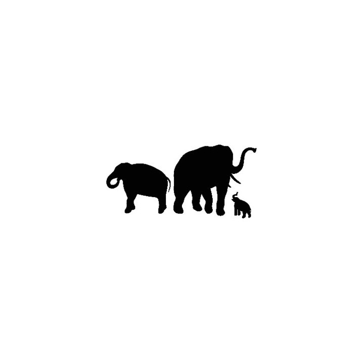 Elephant Vinyl Decal Sticker V15 - DecalsHouse