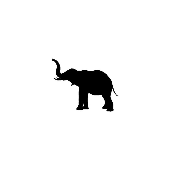 Elephant Vinyl Decal Sticker V22 - DecalsHouse