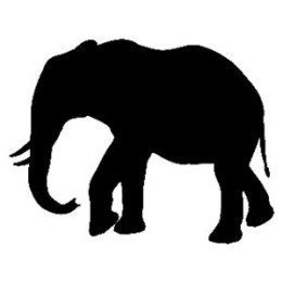 Elephant Vinyl Decal Sticker V23 - DecalsHouse
