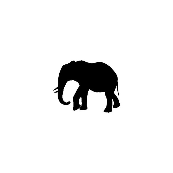 Elephant Vinyl Decal Sticker V23 - DecalsHouse