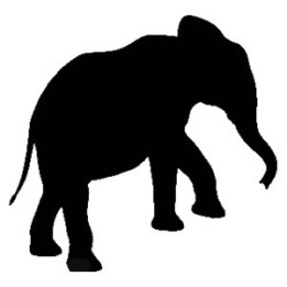 Elephant Vinyl Decal Sticker V3 - DecalsHouse