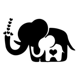 Elephant Vinyl Decal Sticker V35 - DecalsHouse
