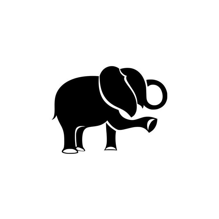 Elephant Vinyl Decal Sticker V36 - DecalsHouse